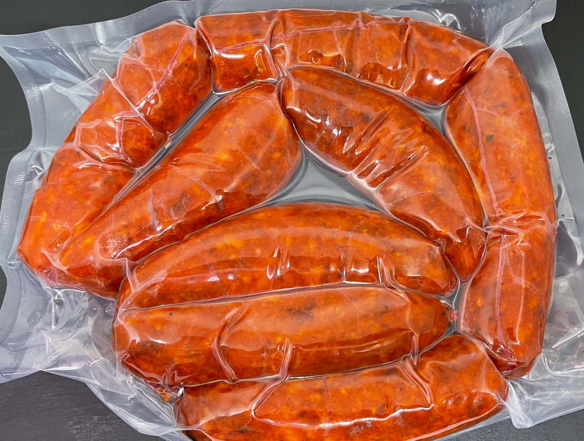 Chorizo fresco de León dulce o picante, 1kg aprox