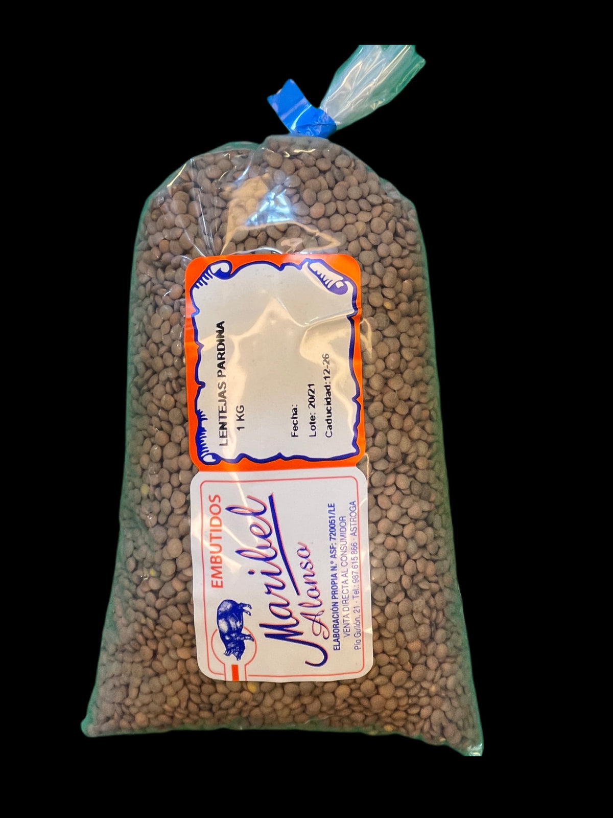 LENTEJAS DE LA ZONA,  COSECHA PROPIA 1KG