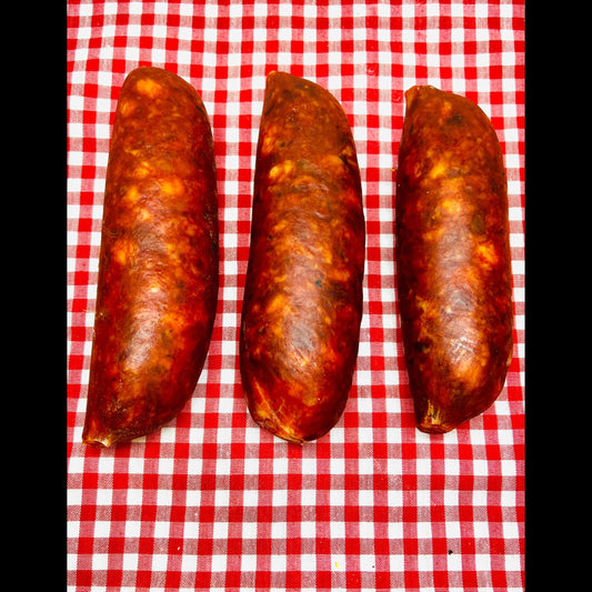 CHORIZOS FRESCOS DULCES O PICANTES, AL VACIO 3 uni