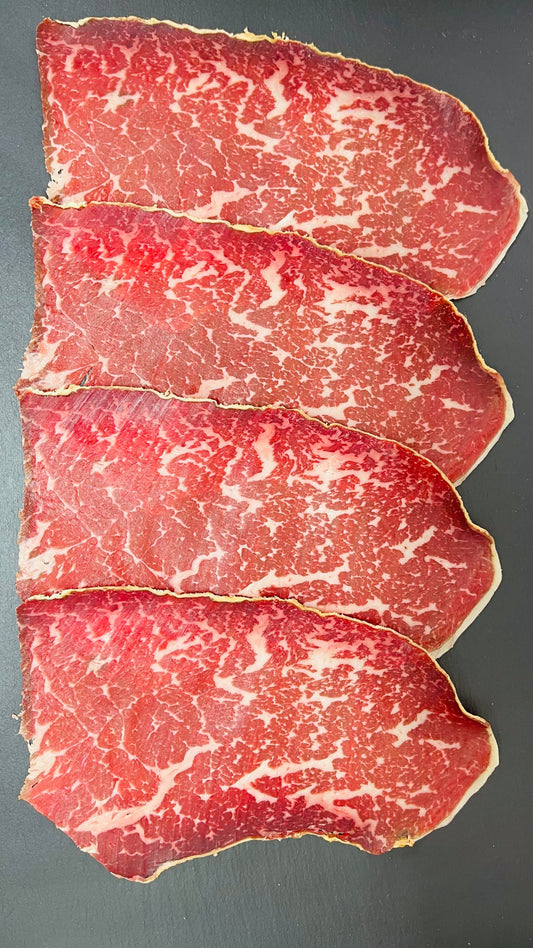 Cecina ahumada de vaca en lonchas al vacío 100gr