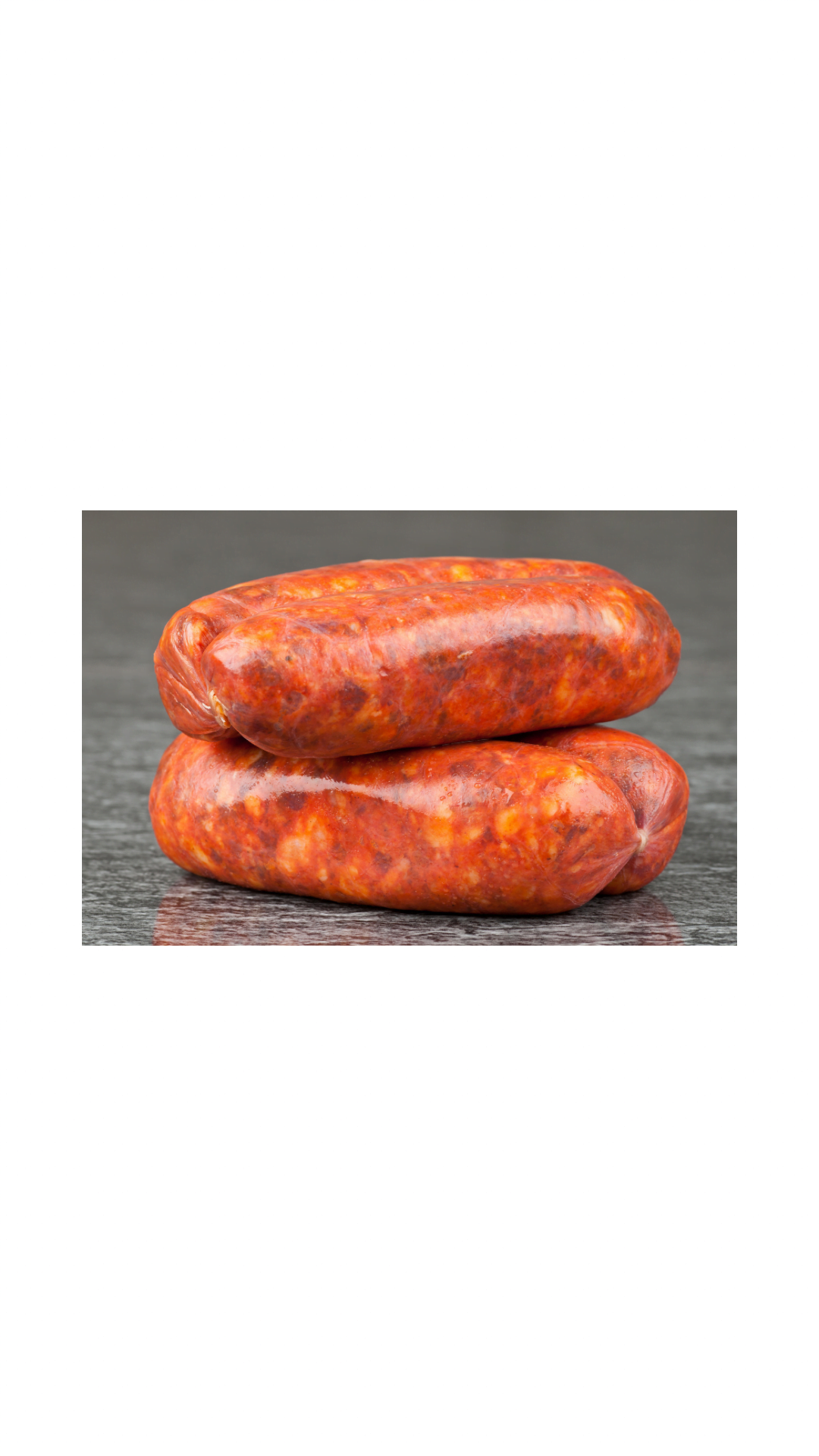 CHORIZOS FRESCOS DULCES O PICANTES, AL VACIO 3 uni