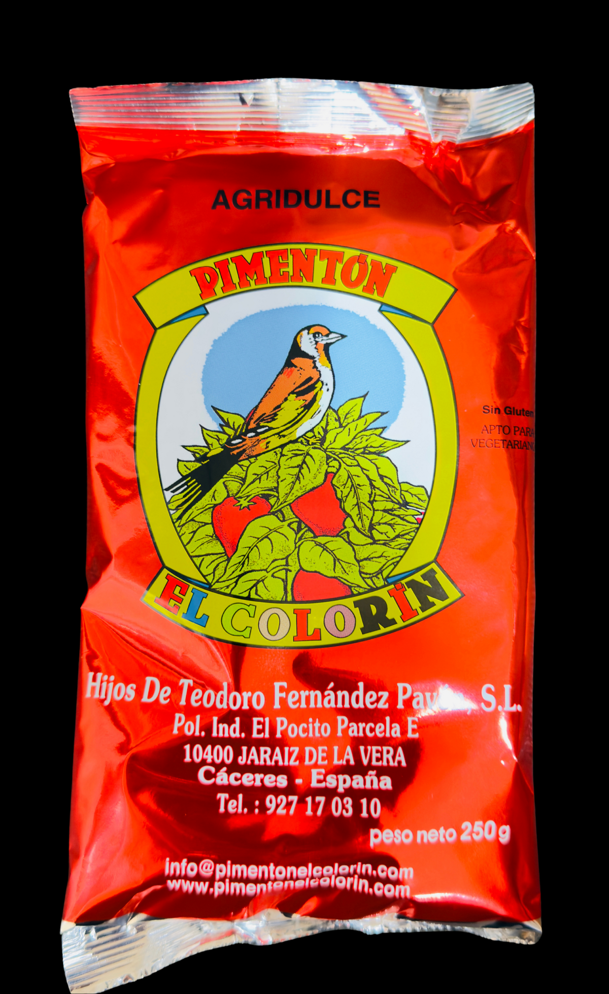 PIMENTON DE LA VERA AHUMADO. 250gr AGRIDULCE