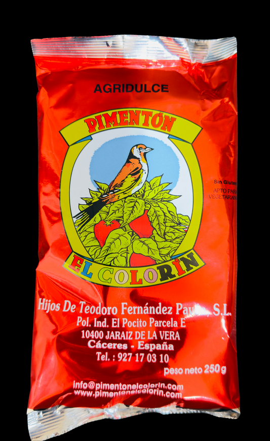 PIMENTON DE LA VERA AHUMADO. 250gr AGRIDULCE