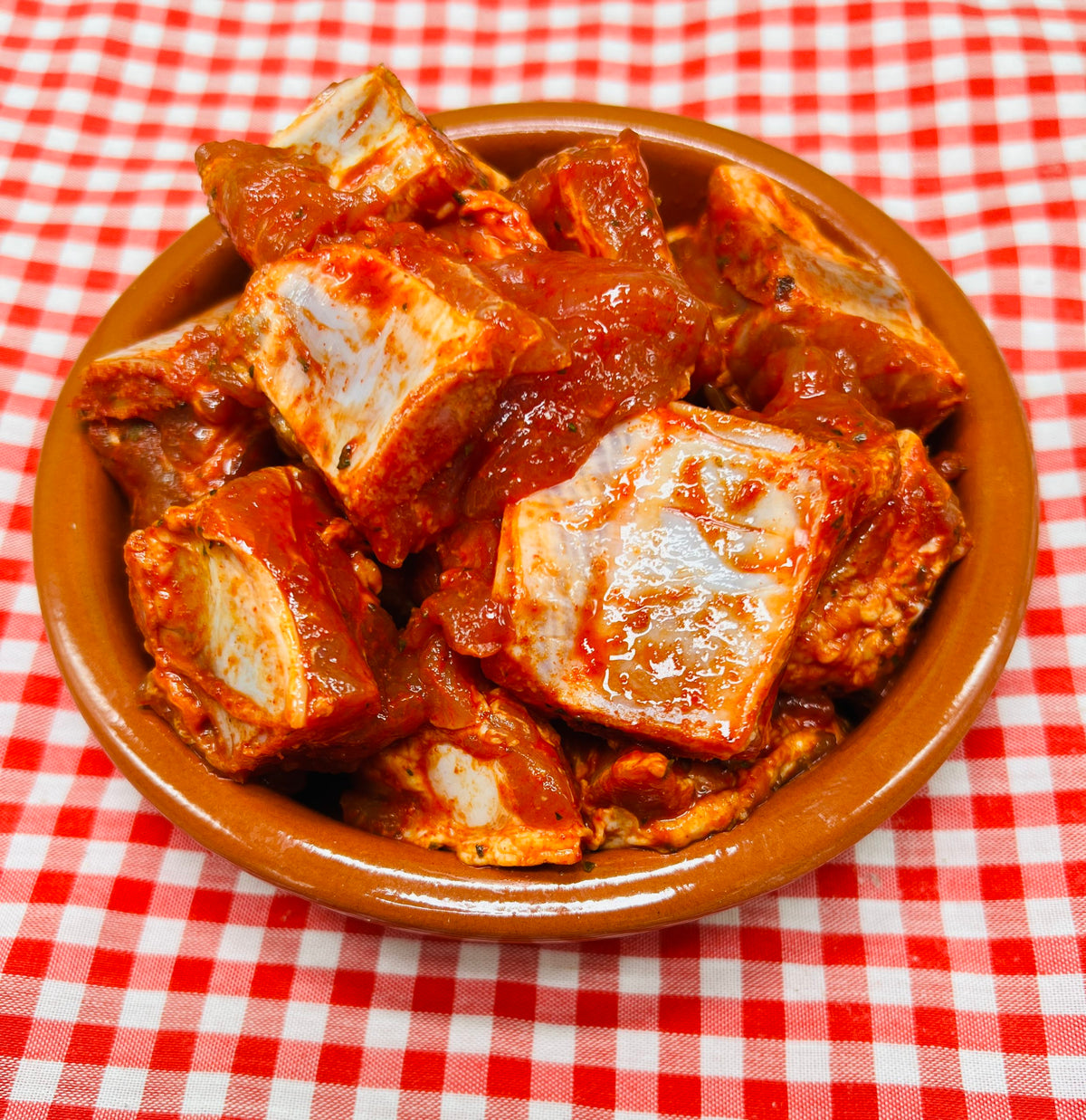 Costilla de cerdo fresca adobada, 500 gr aprox.