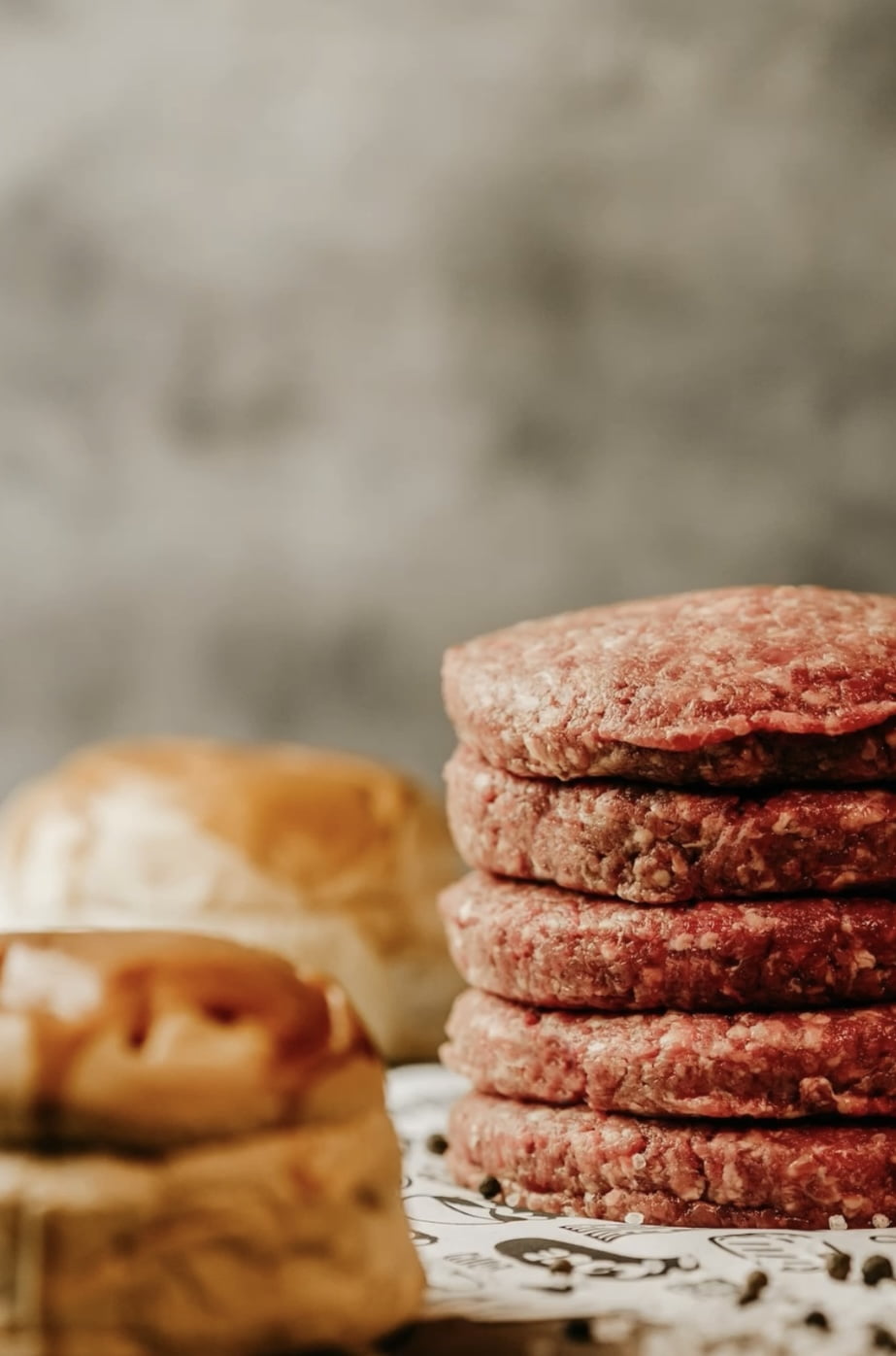 HAMBURGUESA VACA MADURADA CON CECINA. 120gr/uni