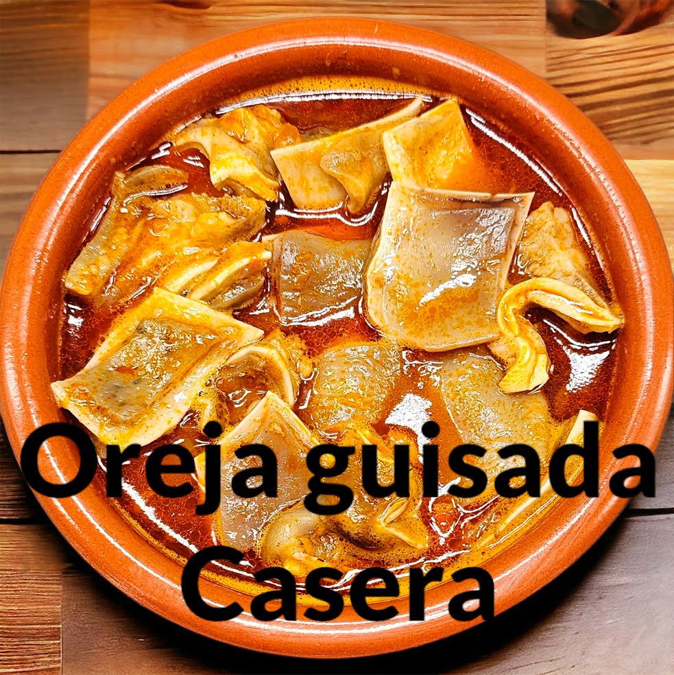 OREJA GUISADA CASERA, 550gr aprox, COCINA CASERA