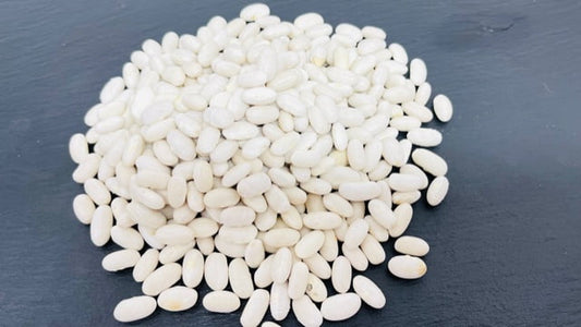 Alubias blancas de la zona, cosecha propia. 1/2kg