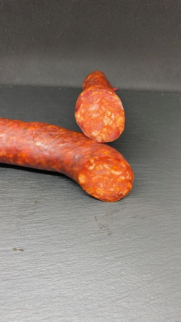 Chorizo dulce curado y ahumado extra, al vacío, 560/600gr. aprox