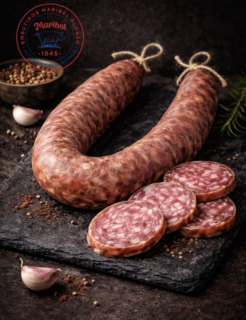 Salchichón de cerdo curado extra, 560/600gr/aprox