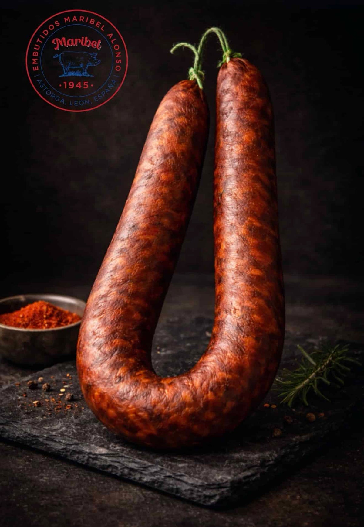 Chorizo dulce curado y ahumado extra, al vacío, 560/600gr. aprox